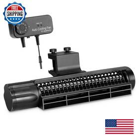 Jerepond B0byh7hz8w Aquarium Chiller Cooling Fan Dc12v Auto Fish Tank 20-80 Gal