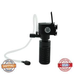 Joebo B0cm8ksggj Electric Submersible 3-in-1 Aquarium Filter Water Purifier Pump