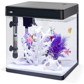 Jumblpets Jumppa7g Premium Fish Aquarium Kit Complete Glass Tank 7 Gallon
