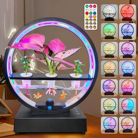 Kerkoor 20123051200 Fish Tank Lights Bluetooth Speaker - Dimmable Beside Usb Table Lamp Color-ch