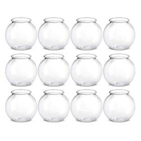 Kicko 712376859167 Plastic Decorative Fish Bowl - Clear Bowls For Game Accessory Parties