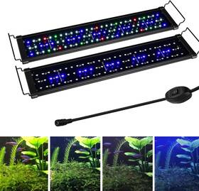 Kzkr 445021296224 Aquarium Light Full Spectrum Fish Tank 24-32 Inch 20 15 Gallon