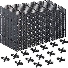 Layashala 445032151123 12pcs Aquarium Fish Tank Divider Plastic Egg Crate Filter Bottom Tray G