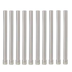 Ldexin 604213503022 10 Pcs 4mm/0.16inch Diamond Drill Bit Tile Hole Saw Coated Hollow Core Remove