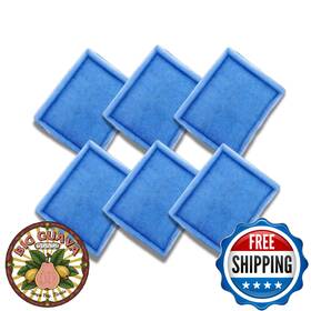 Leadcon B0b6vf4x88 6 Pack Replacement Aquarium Filter Cartridge Fit For Aqua-tech 10-20 Gal