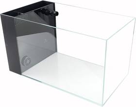 Lifegard Aquatics R460002 Low Iron Ultra Clear 7.5 Gallon Crystal Aquarium With Side Filter Lid
