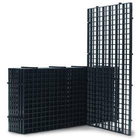 Linlan F014 8 Pieces 5.9x11.8in 15x30cm Aquarium Grid Plastic Fish Tank Divider Egg C