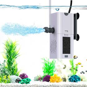Lounginglife B0fk27d62c 132 Gph 4-in-1 Aquarium Filter For 10-40 Gallon Fish Tanks