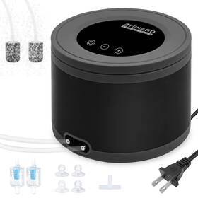Lyphard Aquariums B0c2p4w515 Aquarium Air Pump Dual Outlet 5w Ultra Quiet Aerator For 20-600 Gallon T