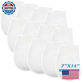 Macarrie B0bmlt5brb 12 Pack 7 Inch Ring Felt Filter Socks 200 M Aquarium Bags