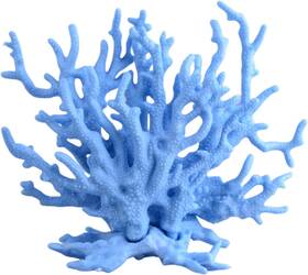 Mallofusa Jaa002701 Blue Artificial Aquarium Plant Ornament Decor Plastic Small