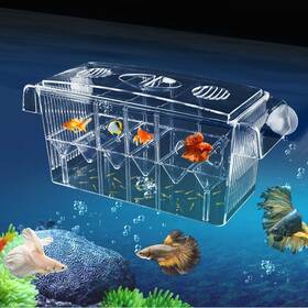 Maotopcom Mtc-001 4 Rooms Hd Fish Breeding Box Aquarium Breeder For Tank