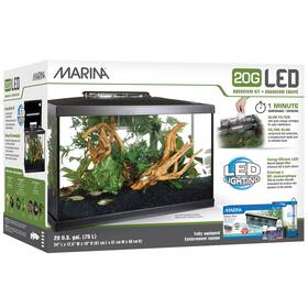 Marina 313021195137 20 Gallon Led Aquarium Kit Marina 313021195137 20 Gallon Led Aquarium Kit