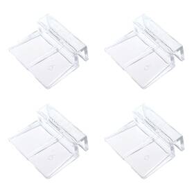 Meetoot 32292-cb-l55-4 4pcs Acrylic Fish Tank Support Tool Holder Transparent Aqua