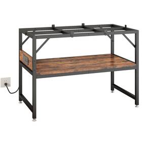 Metyerry 729545069180 20-30 Gallon Fish Tank Stand With Power Outlets Aquarium 2-tier St