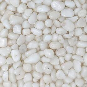 Midwest Hearth Pd-20982 Natural Decorative Polished White Pebbles 3/8 Inch Gravel Size 2-lb Bag