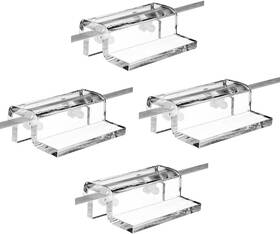 Miguco 744110292923 4pcs Aquarium Top Cover Bracket Acrylic Fish Tank Lid Support Holder Clip