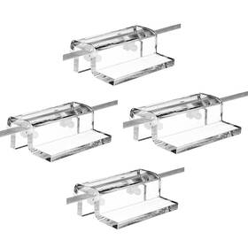 Miguco 797566301428 4pcs Aquarium Top Cover Bracket Acrylic Fish Tank Lid Support Holder Clip