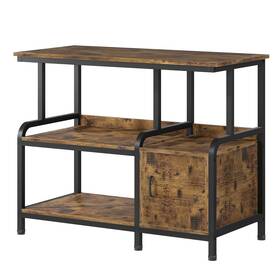 Milefa 738232304817 40-50 Gallon Fish Tank Stand 750 Lbs Capacity Aquarium Heavy-duty 3-lev