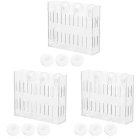 Mipcase Pu2801198wm Aquarium Plant Holder Clear Plastic Fish Tank Frame With Double Suction Cups
