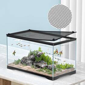 Mleju 313039240218 Diy Fish Tank Lid Aquarium Cover With Fresh Air Netting To Prevent From Jum