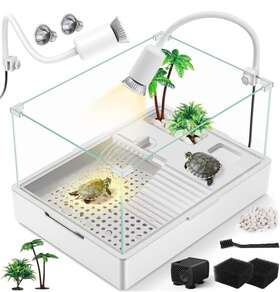 Moon Orange Ta-400 Moonorange Small Turtle Tank Kit Light Water Pump