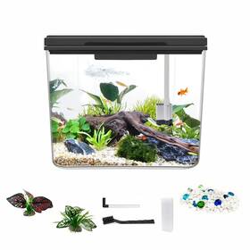 Moonorange Mo-b05-fish Mini Fish Tank Kit 0.8 Gallon Aquarium Starter With Super-quiet Water Pu