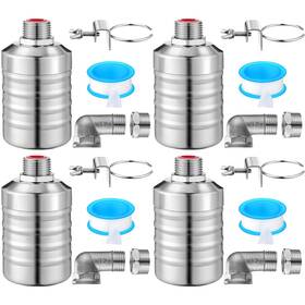 Morningro Morningro-kljvc764636 3 Pack Water Float Valve 1/2 Inch To 3/4ftft Auto Shut Off Tank 3