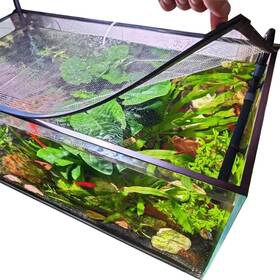 Nestbasics 702103857764 Magnetic Aquarium Lid Fish Tank Hood Top Cover Anti-jumping Net Mesh To