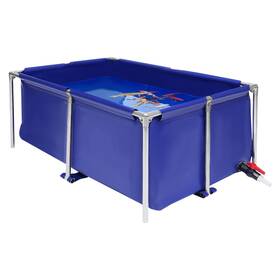 120x80x50cm Netcoin B0fh691fcc Canvas Rectangular Fish Pond Aquarium Tank Koi Breeding Pool