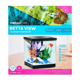 New Brand Good And Cheap. 313104966975 Fish Tank 1.7 Gallon Glass Aquarium With Air Pump Led Light Filter Small F
