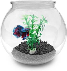 Newpol 445038347315 Mini Plastic Aquarium Fish Bowls 0.8gallon / 3l