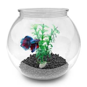 Newpol 757158699579 Mini Plastic Aquarium Fish Bowls 0.8gallon / 3l