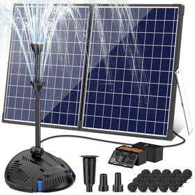 B0g6krmgnq Nfesolar 50w Solar Fountain Pump With Pond Filter All-in-one Filtration System