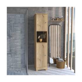 Nicbex Dora-bs-00099-lwj Storage Cabinets 16.04 Inch X14.37 X67.8 Light Oak
