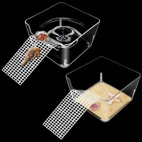 Niuohoy 313084382390 2 Pack Hermit Crab Water Tank Cage Accessories With Climbing Ramp