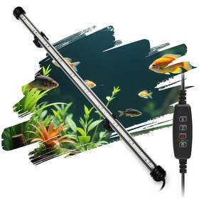 Novique B0f8vmp3mt 10w Led Submersible Aquarium Light For Fish Tank Blue White