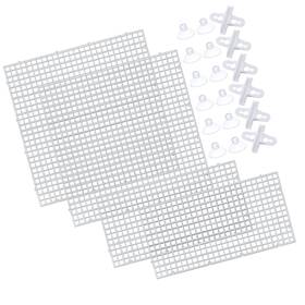 Obangong Ete4r94ee6we11 4 Pcs Aquarium Grid Divider Tray Egg Crate Louvre Fish