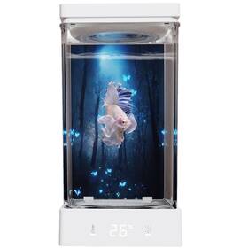Oikspy Dyyg-oikspy-0528 Small Betta Fish Tank 0.37 Gallon Smart Aquarium Kit Constant Temperature Set