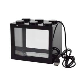 Omem 048656397540 Usb Mini Fish Tank Desktop Micro-landscape Led Aquarium Kit Buildi