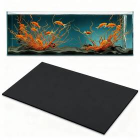 B0f1mklt5w Pangda 20x10 Inch Aquarium Fish Tank Self-leveling Mat 5mm Foam Waterproof Shockproo