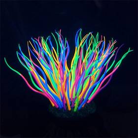 Panker O5yv 795496840369 Pankerovy Aquarium Glowing Effect Coral Reef Decor Colorful Fish Blue Purple