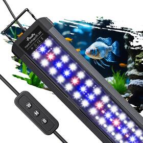 Pawfly B0c89f87vv 11w Aquarium Led Light For 12-18 Inch Fish Tanks Extendable Full Spectrum