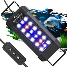 Pawfly B0dcv923gh 6w Aquarium Led Light For 6-10 Inch Fish Tanks Extendable Full Spectrum