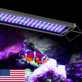 Pawfly B0f3hzjvlx 48w Saltwater Aquarium Light For 48 Inch To 54 Fish Tanks Dimmable Led Reef