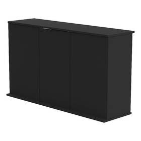 Pemberly Row Pr-4753-2867743 Traditional Engineered Wood 55 Gallon Black Upright Aquarium Stand