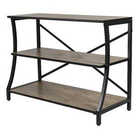 Pemberly Row Pr-4753-2867754 40/55 Gallon 3-tier Aquarium Stand Swerved Front Leg