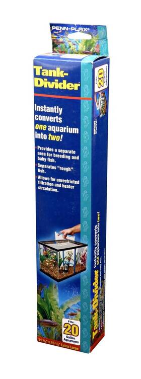 Penn-plax 030172014161 Extra Large Tank-divider - Keep Fish Separated In One Tank Perfect For 20 G