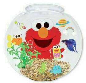 Penn-plax 030172091049 Penn-plax Officially Licensed Sesame Street Elmo S World Fish Bowl Kit