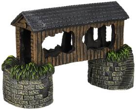 Penn-plax B003cnrxq6 Penn-plax Madison Covered Bridge Aquarium Ornament Fish Tank Decoration